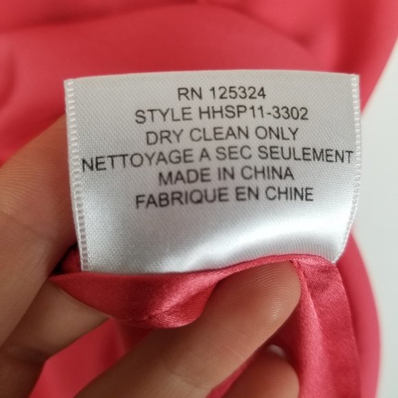 Haute Hippie Coral Mini Dress with Beige Accent - Picture 6 of 11